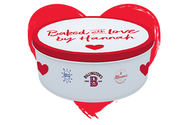 Free Bake For Love Tin