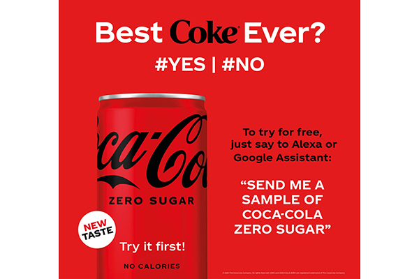 Free Coca-Cola Zero Sugar