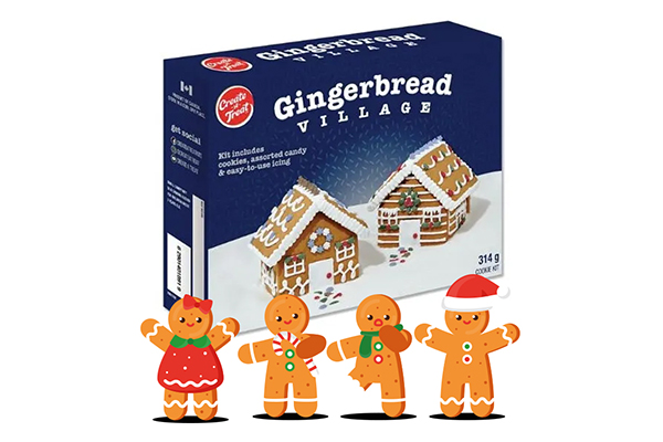 Free Gingerbread Village Kit