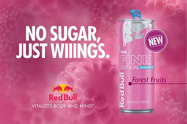 Free Red Bull Pink Can