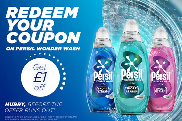 Free Persil Wonder Wash Coupon