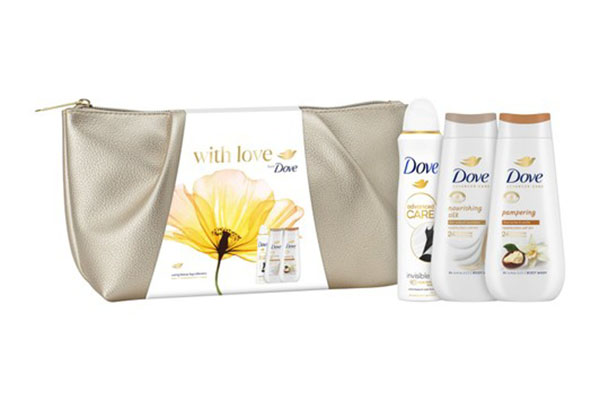 Free Dove Pampering Beauty Bag