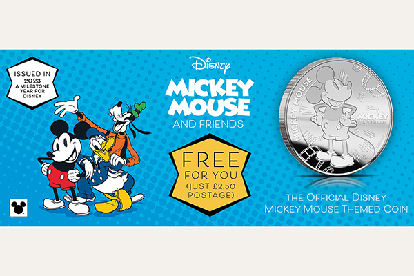 Free Disney Mickey and Friends Coin